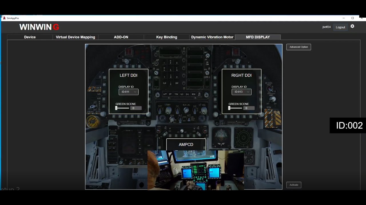 Setting up the WinWing TopGun MIP (Main Instrument Panel)  (Display Link, SIMAPP Pro, and DCS)