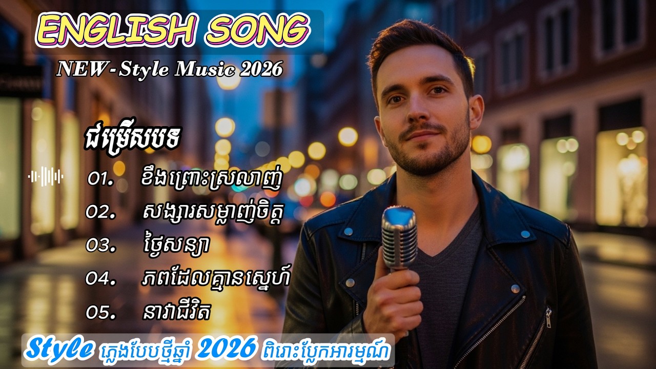 ខឹងព្រោះស្រលាញ់ - English Cover | New Style Music 2026 | Khmer Songs 1960s