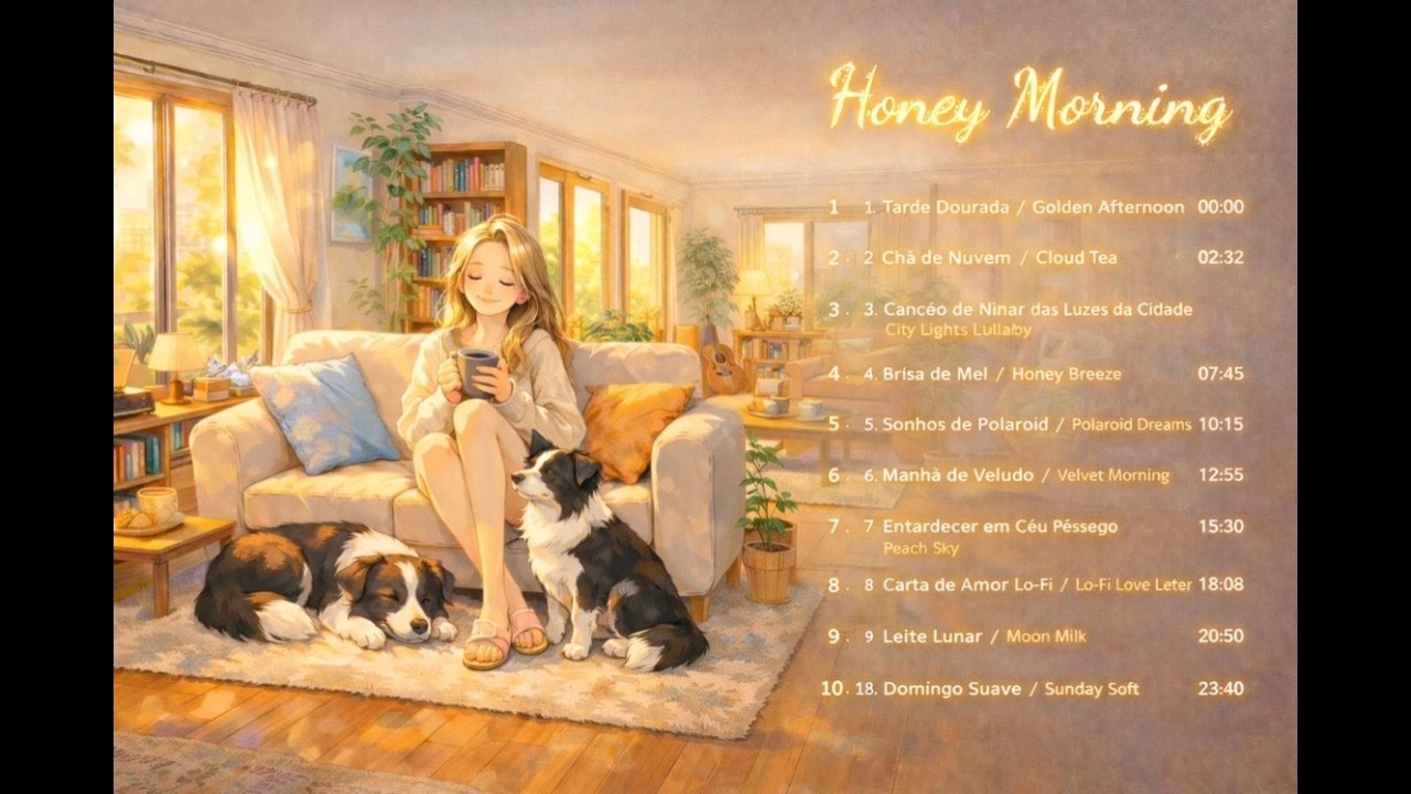 🌸 Honey Morning ☀️ Chill Pop LoFi Mix | Cozy Morning Coffee Vibes | Relax, Study, Focus Music