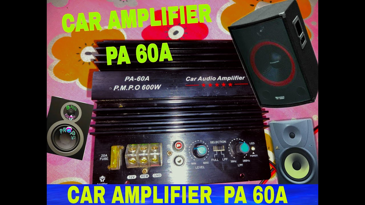 PA 60A CAR AMPLIFIER