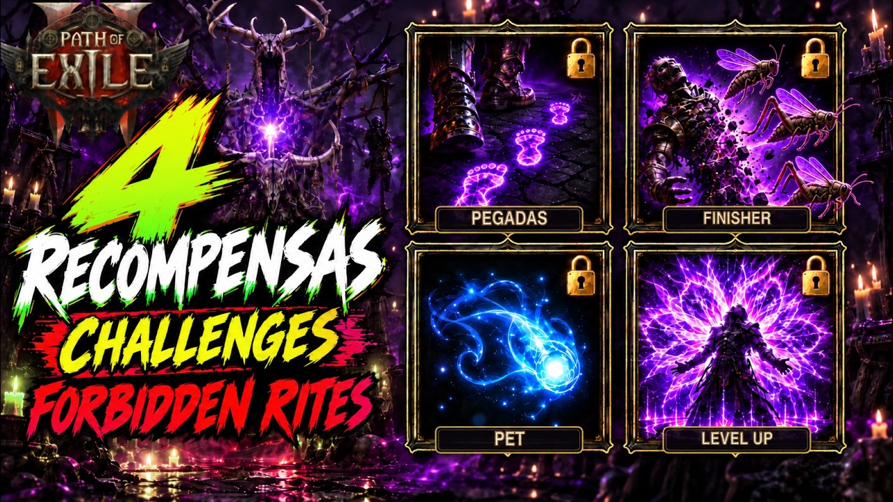 POE 2: ALL FORBIDDEN RITES CHALLENGES! COMPLETE GUIDE + 4 REWARDS