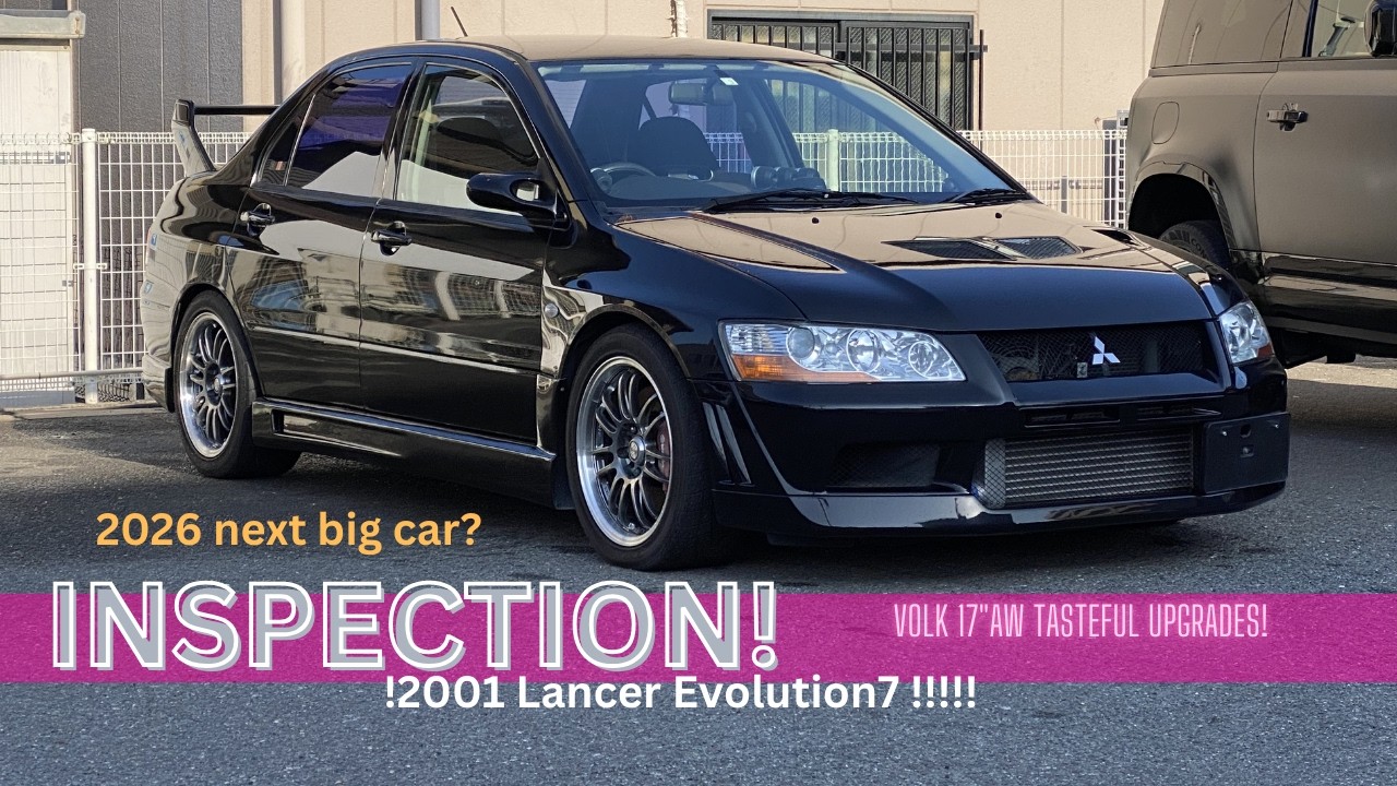 Я осмотрел Lancer Evo7 2001 года выпуска.