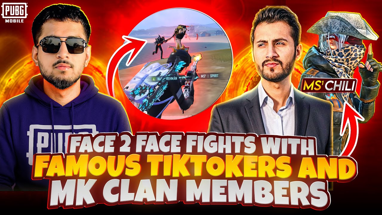 Fight With Famous Personalities Of Pakistan🥵|ultimate Instant Cluchs💀|Pubg Mobile