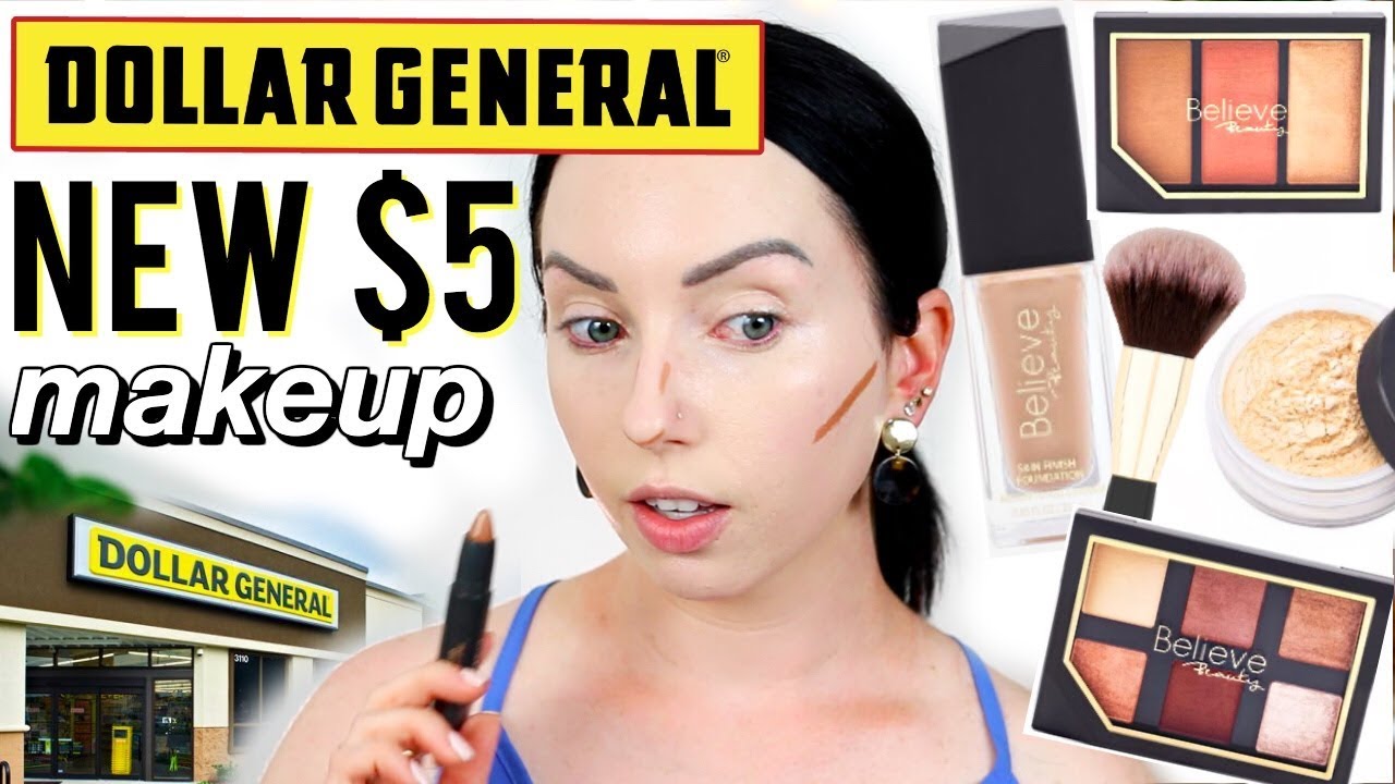 OMG! DOLLAR GENERAL'S NEW MAKEUP LINE | Believe Beauty First Impressions