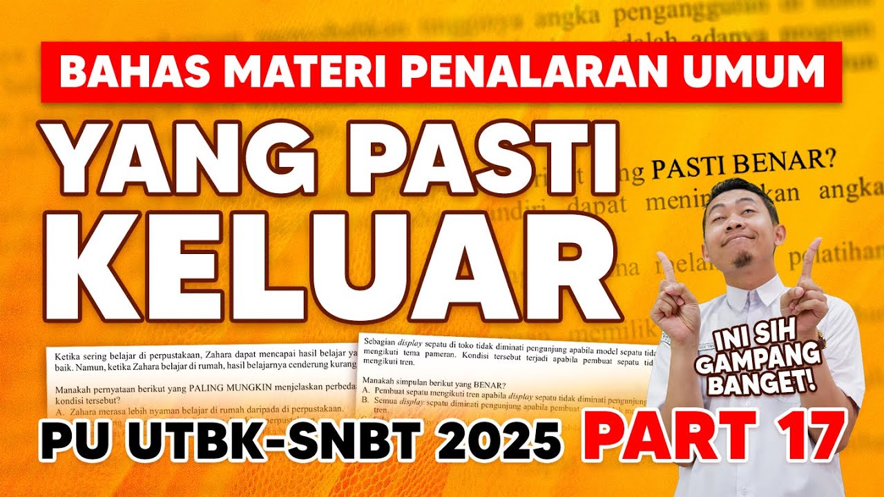 SOAL UTBK 2025 PENELARAN UMUM YANG PASTI KELUAR