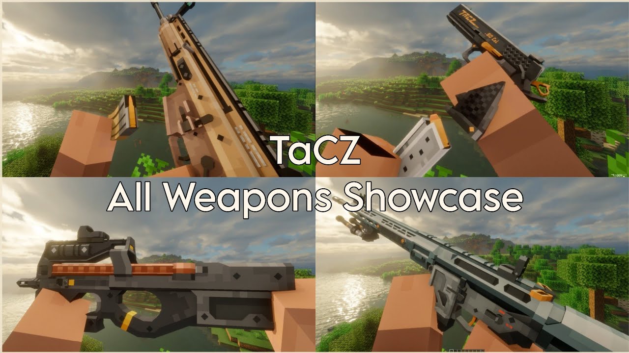 Minecraft: Timeless and Classics Zero Mod - All Weapons Showcase