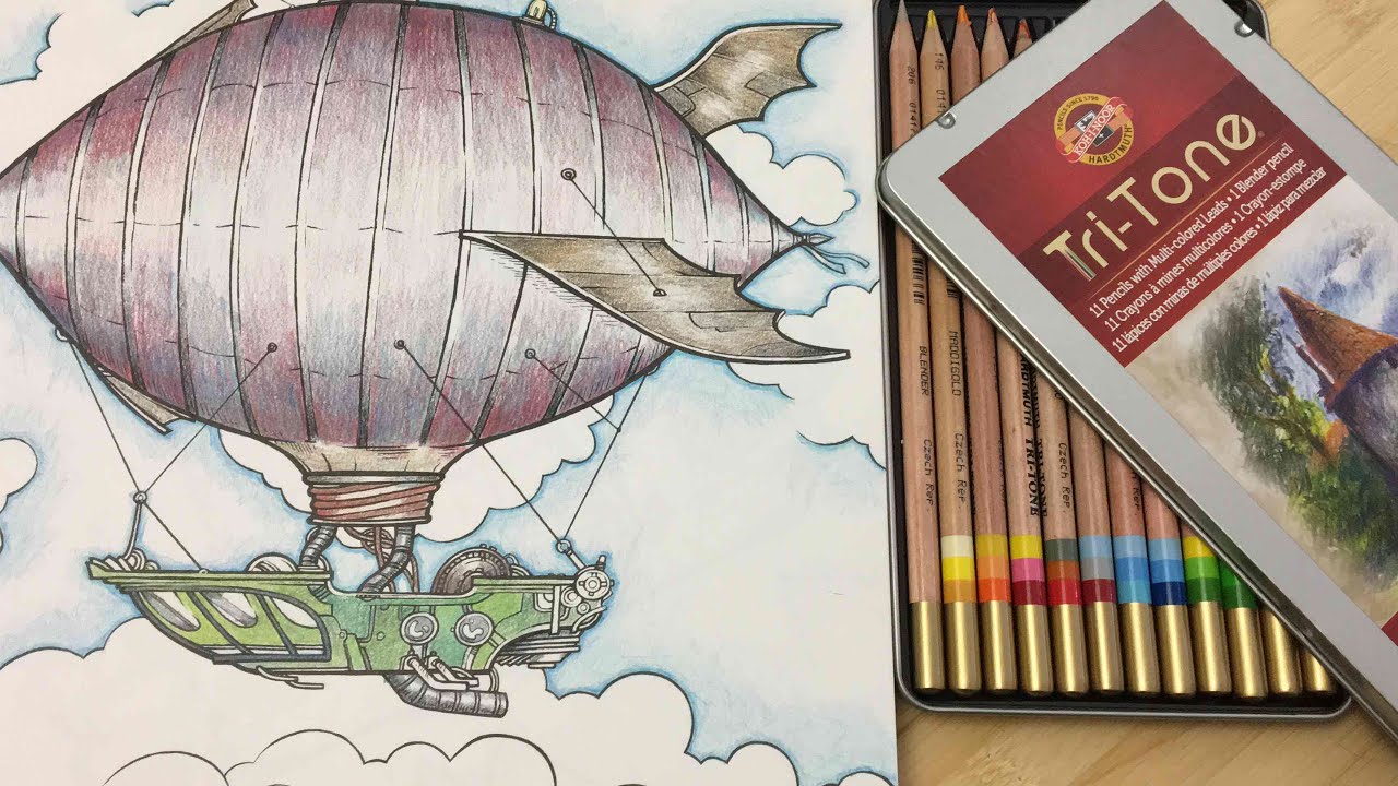 Koh I Noor Tritone Colored Pencil Review and tips