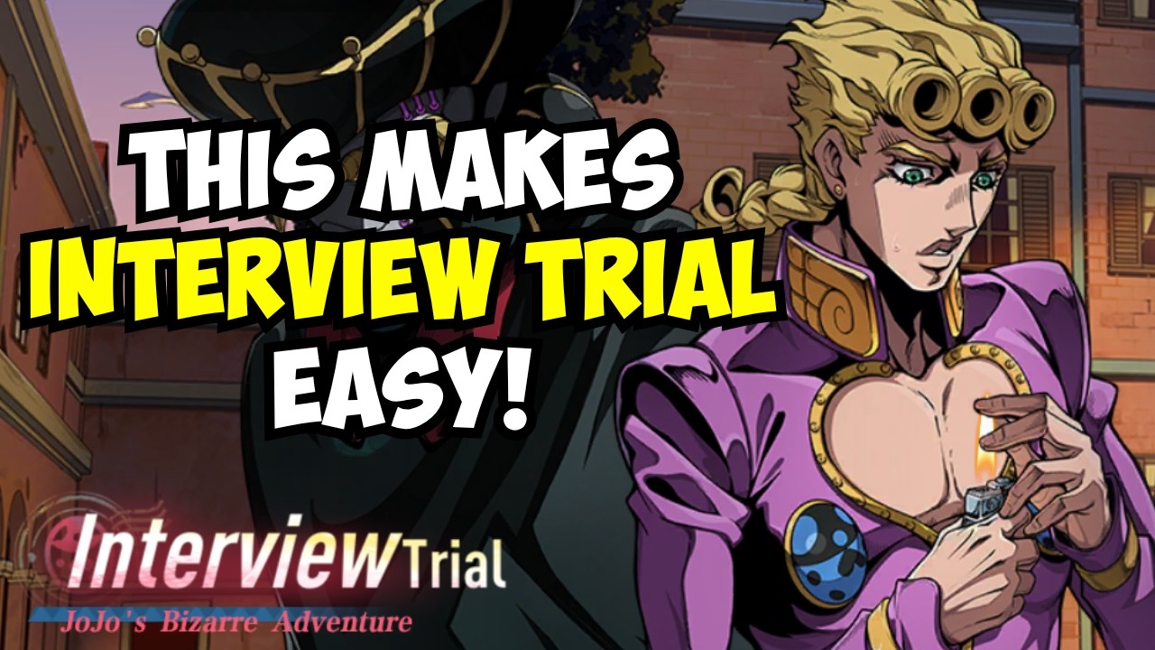 Как упростить прохождение Interview Trial в JoJo Golden Spirit!
