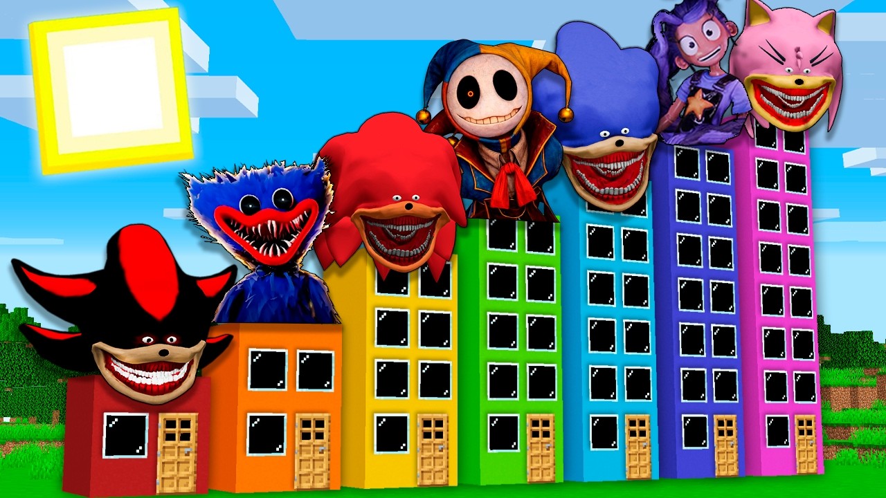 WHAT'S INSIDE this HOTELS of POPPY PLAYTIME Chapter 5 | SHIN SONIC TAPES | PROTOTYPE in Minecraft