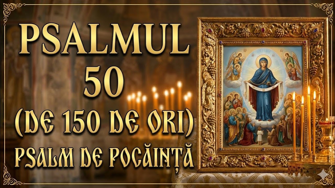 Psalmul 50 [de 150 de ori] - Părintele Ilie Cleopa spunea că este o Psaltire