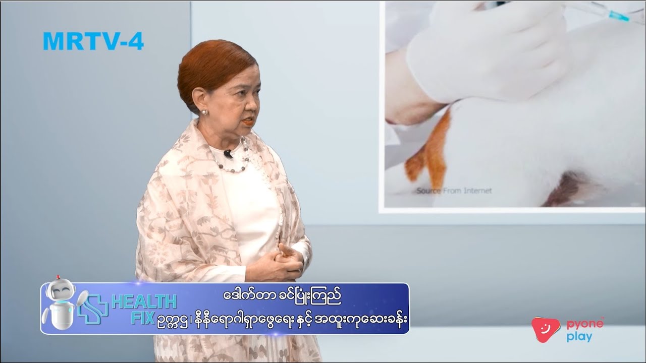 ခွေးရူးပြန်ရောဂါ ကာကွယ်ရေး(၁) | Health Fix | MRTV-4