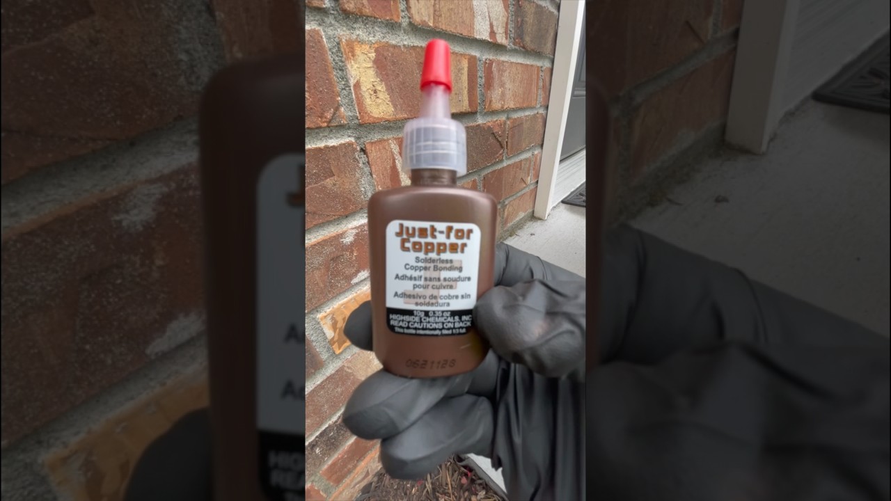 Solderless Copper Glue Joints Tested! #plumbing #plumber #diy #diytools