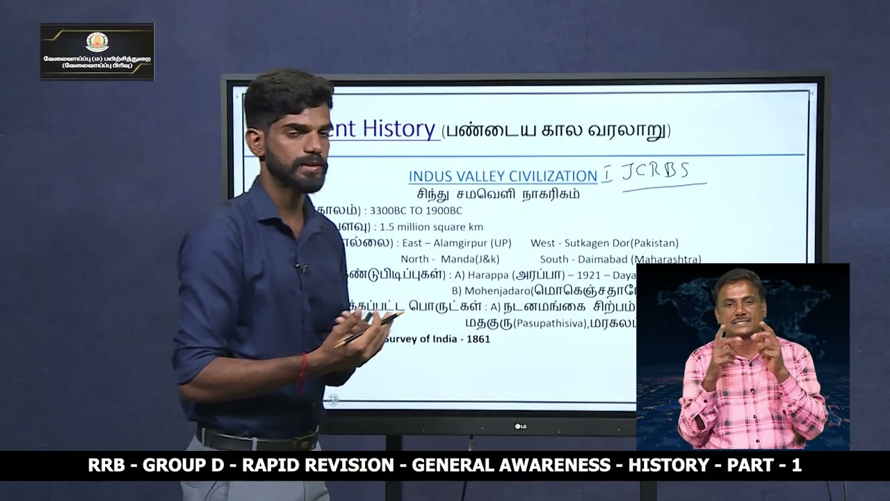 RRB - Group D - Rapid Revision -General Awareness - History - Part -1