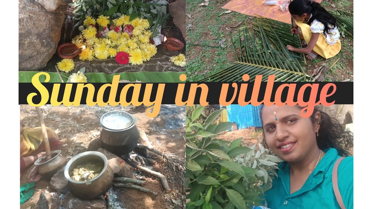 Sunday vlog in My village 