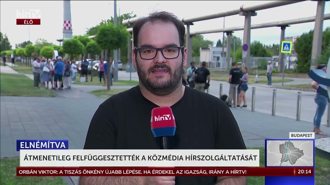 T&uuml;ntet&eacute;s &eacute;s felh&aacute;borod&aacute;s az MTVA Kunigunda utcai sz&eacute;kh&aacute;z&aacute;n&aacute;l - H&iacute;rTV