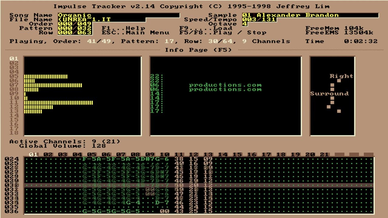 Unreal Tournament - Organic - Impulse Tracker