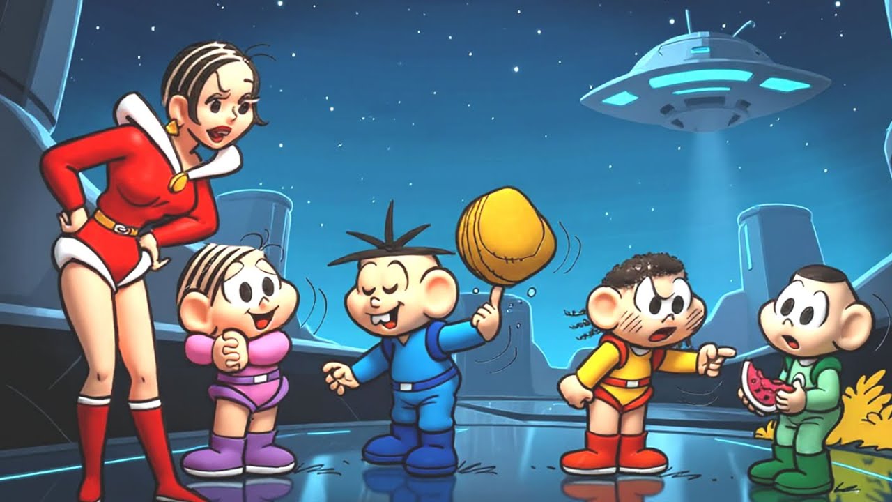NO FUTURO COM OS FILHOS DA TURMA DA MÔNICA | GIBI DUBLADO DA TURMA DA MÔNICA