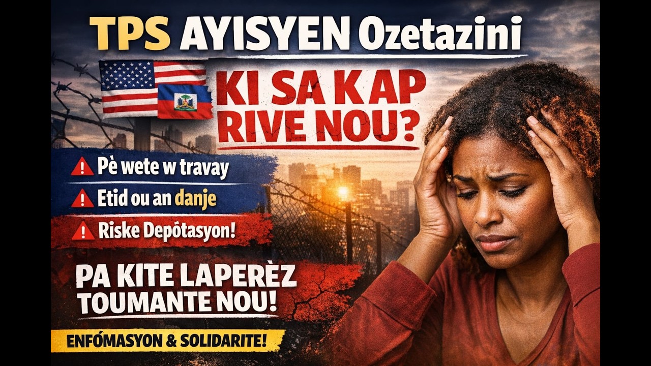 TPS Ayisyen an Danje : Etidyan, Doktè, Pastè… Tout Kominote a Konsène