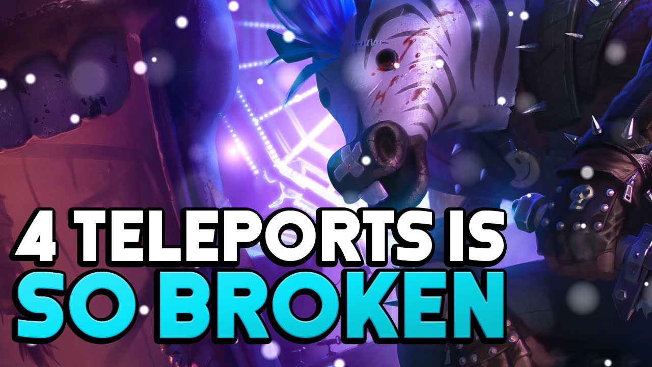 4 Teleports The Most BROKEN Strat In Smite!?!? - Smite