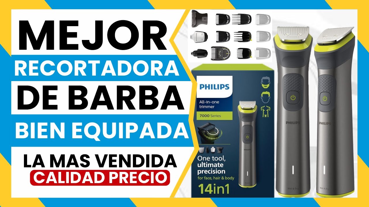 ✅ MEJOR RECORTADORA de BARBA BUENA y BARATA  💥 CALIDAD PRECIO 2026 ✅ MAQUINA de AFEITAR PHILIPS 💥
