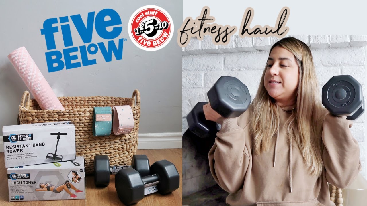 FIVE BELOW NEW FITNESS GEAR HAUL! + VLOG