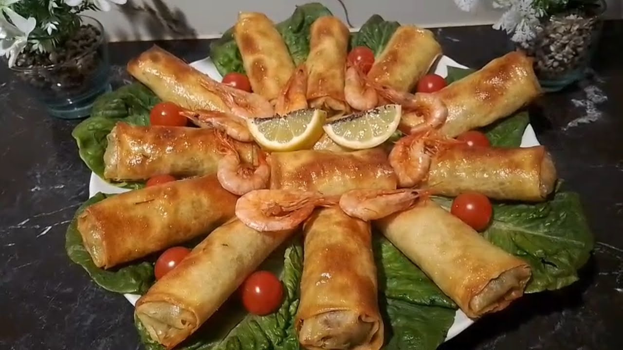 سيݣار بمذاق الحوت غير بنص رابعة الكروفيط 🔥وبورقة منزلية🤗👌🏻من أسهل وألذ ميكون 😋