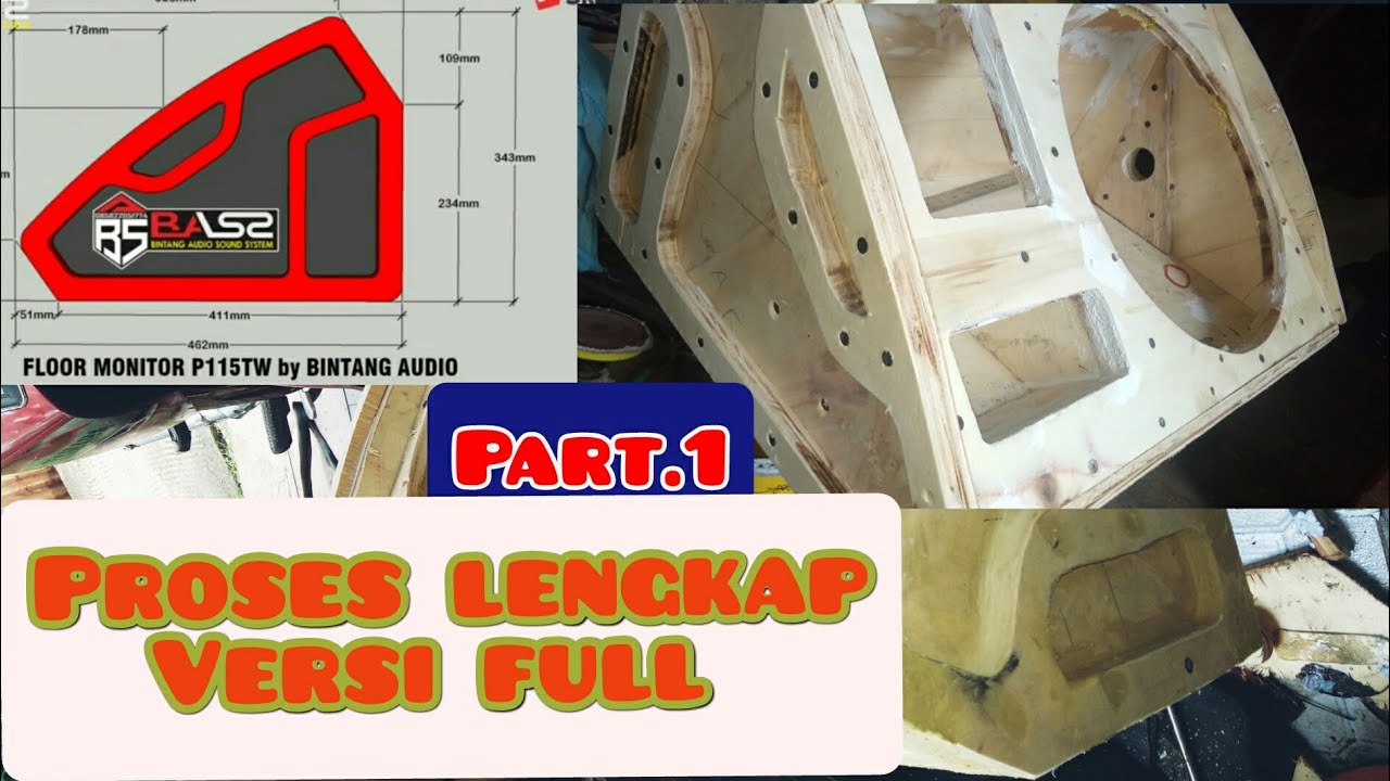 box SPEAKER floor monitor. full lengkap