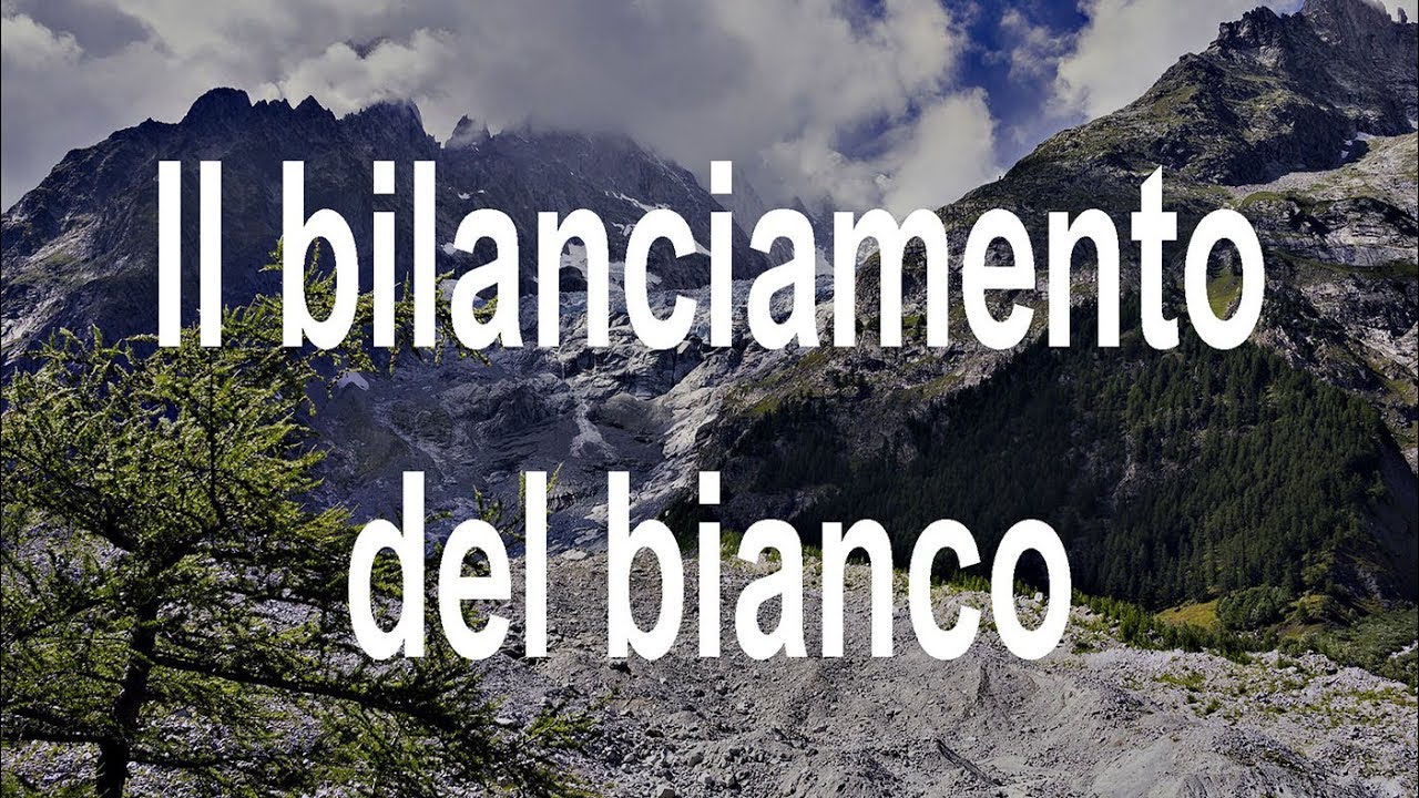 Il bilanciamento del bianco