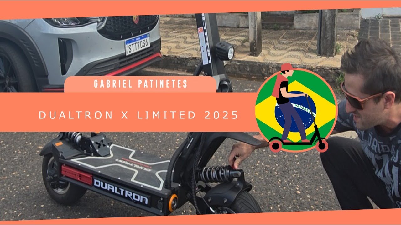 Dualtron X Limited o melhor patinete do mundo  no Brasil  ** 13.000 W  ** (SP-MG) fomos entregar!!!!
