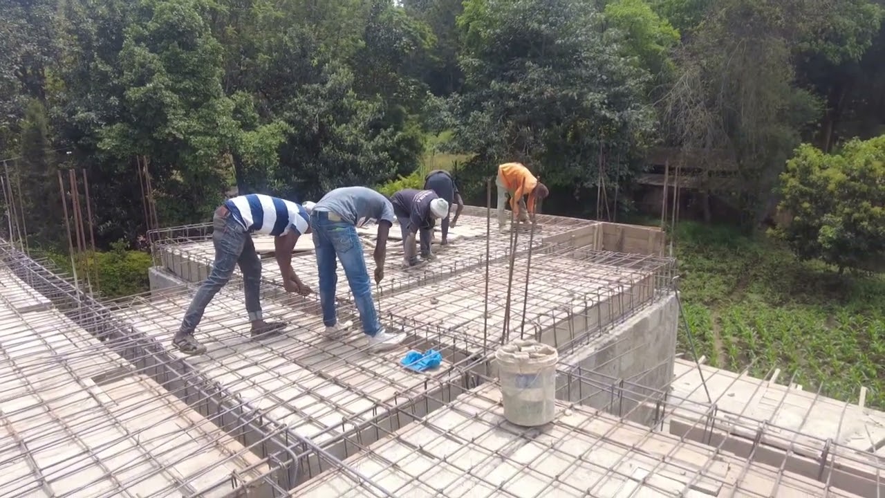 Building In Kenya Africa:Ep 26 [Second Floor - Steelworks]