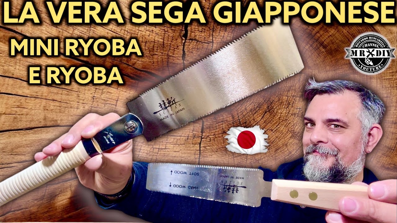 La vera sega giapponese in acciaio made in Japan. Ryoba e mini ryoba Suizan per falegnameria e hobby