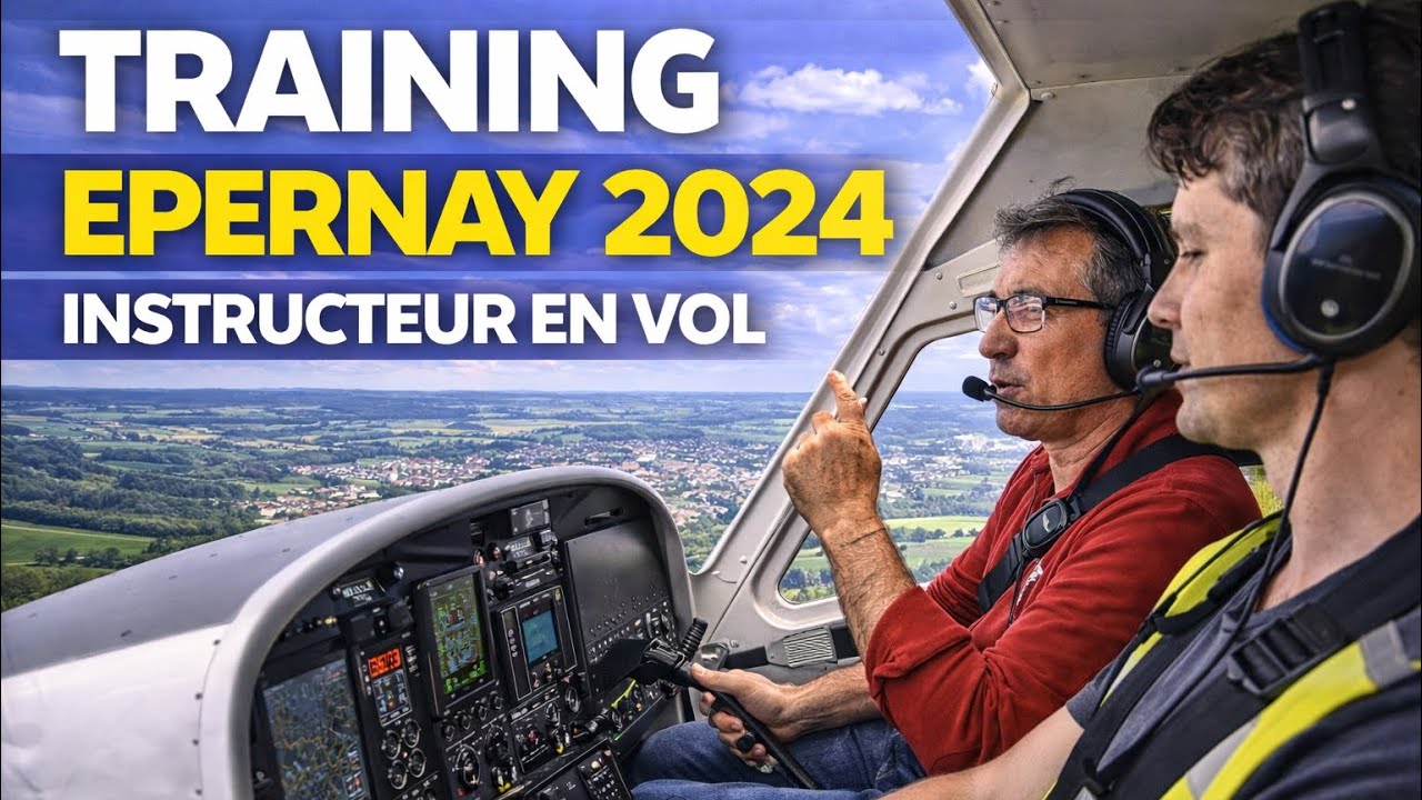UN EXERCICE ATTERRISSAGE SANS LE MANCHE EN CAS DE PANNE…
