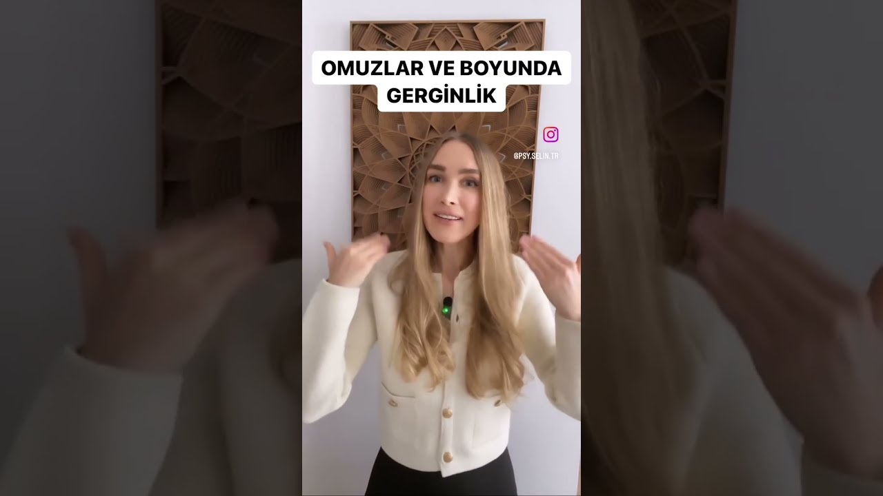 Anksiyetede - Omuzlarda ve boyunda gerginlik