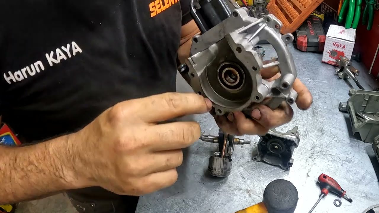 Çalı Tırpanı Motor Restorasyonu Krank Piston Silindir Değişimi
