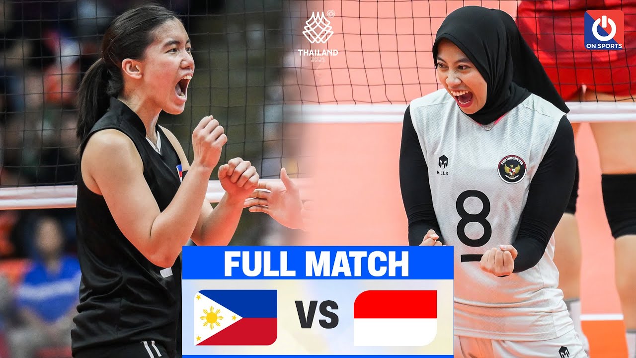 FULL HD | PHILIPPINES vs INDONESIA | Jia De Guzman vs. Megawati - Vỡ òa cảm xúc chiến thắng