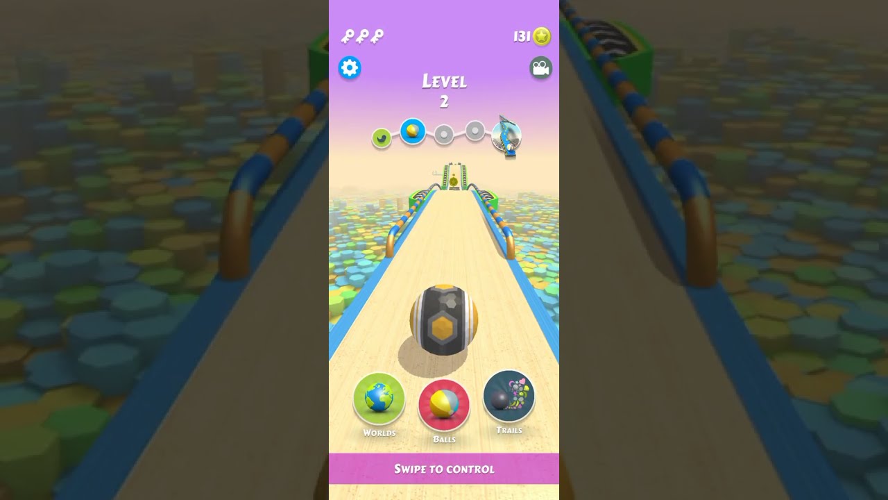 action balls ios  level 1/2/3