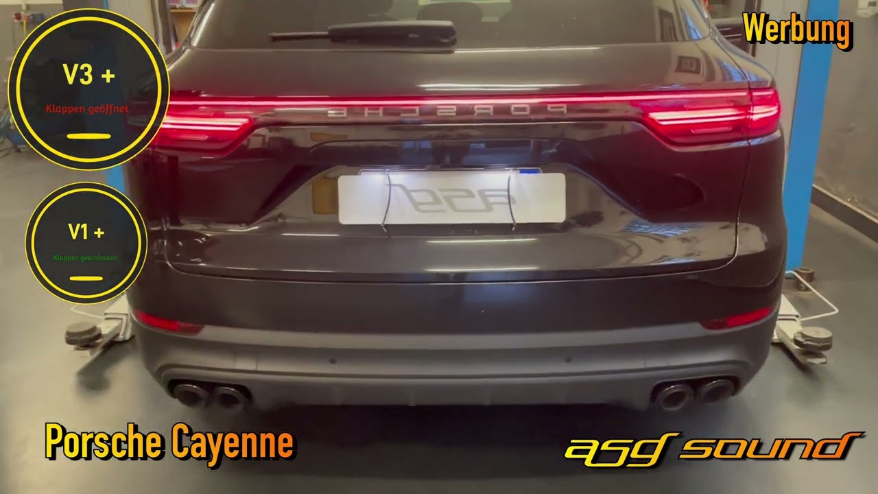 Porsche Cayenne | V1+/V3+ | ASG Sound | Sportauspuff