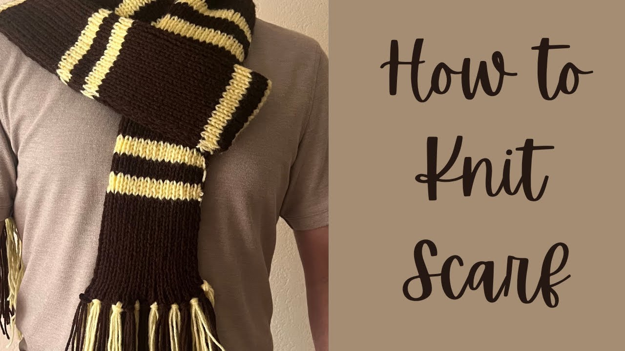 Knit a Unisex Scarf