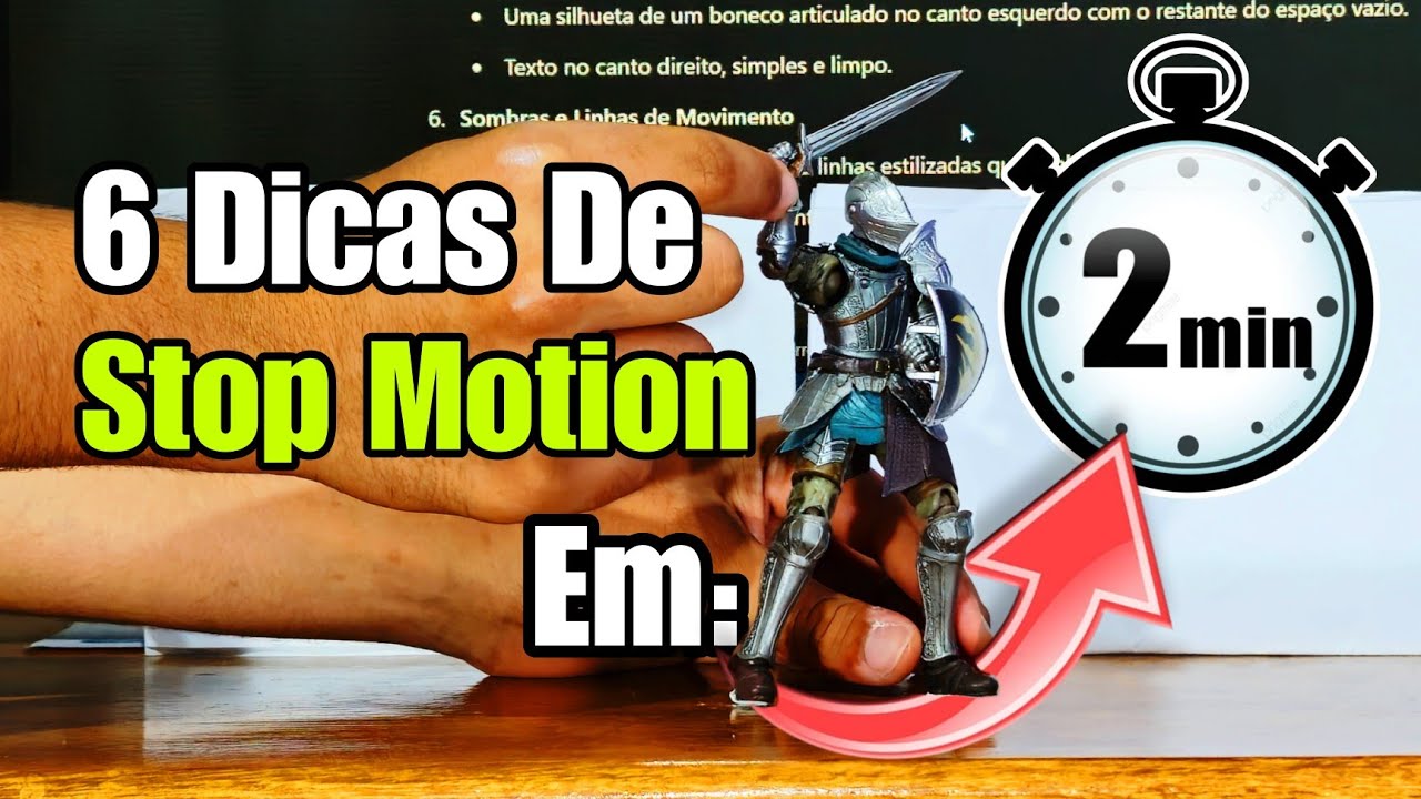 6 Dicas Simples Anima&ccedil;&otilde;es Stop-Motion