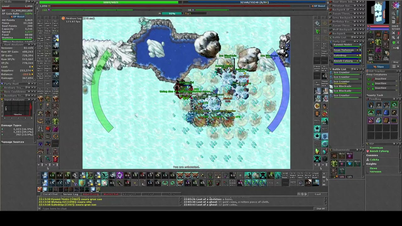 Ice Horror Graveborn boss tibia Secura