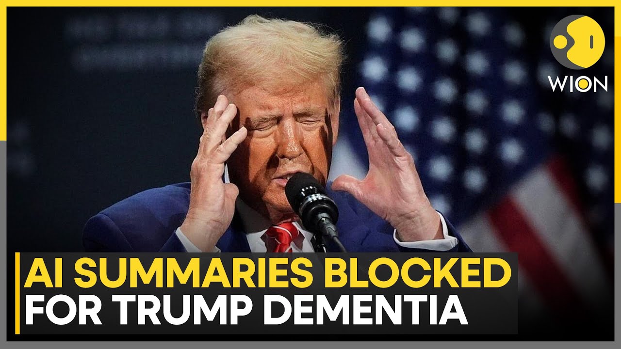 Google Restricts AI Searches Linking Trump With Dementia | WION News