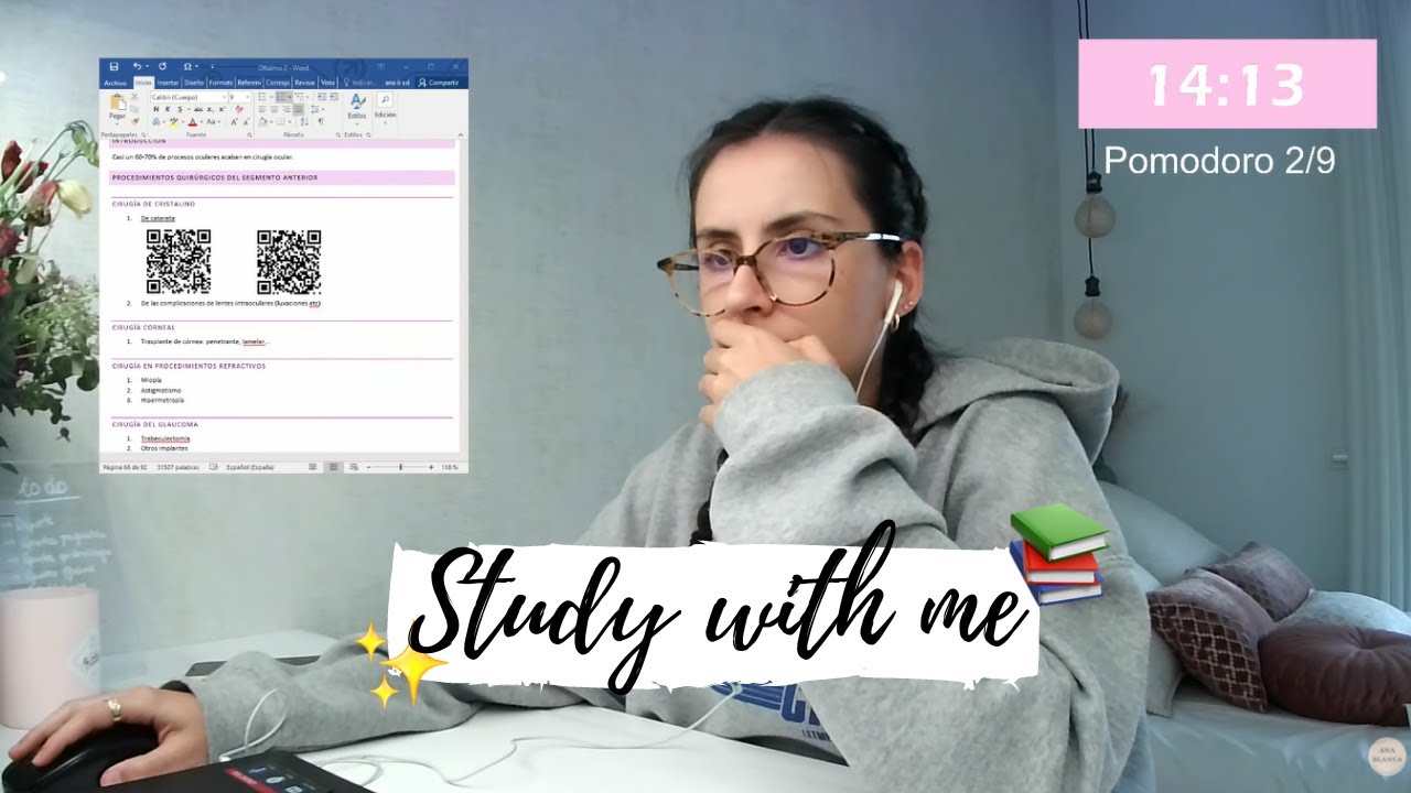 STUDY WITH ME || @anablanchustudy !discord #somostremendas