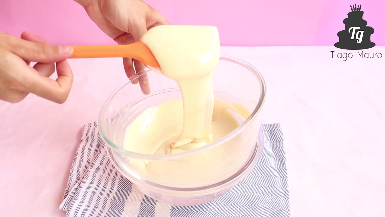 TEMPERAR CHOCOLATE BRANCO - COMO FAÇO - DOCES FINOS  - Tiago Mauro