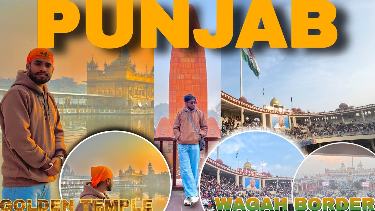 Finally PUNJAB Explore Karke Maza Aa Gaya🔥 || Golden Temple, Jallianwala Bagh, Wagah Border || Day28