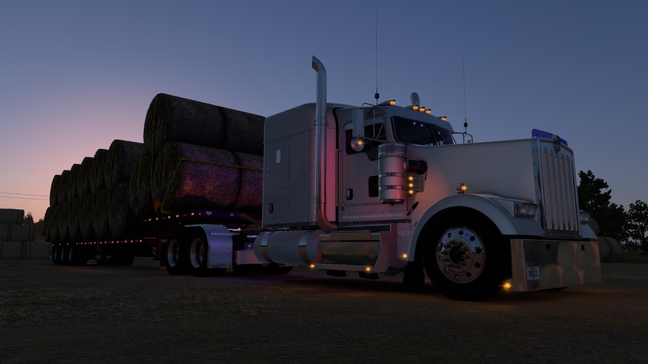 Load of Hay to Central Nebraska | ATS 1.58 + Expansion | Jasper W900 & PM Wade stepdeck