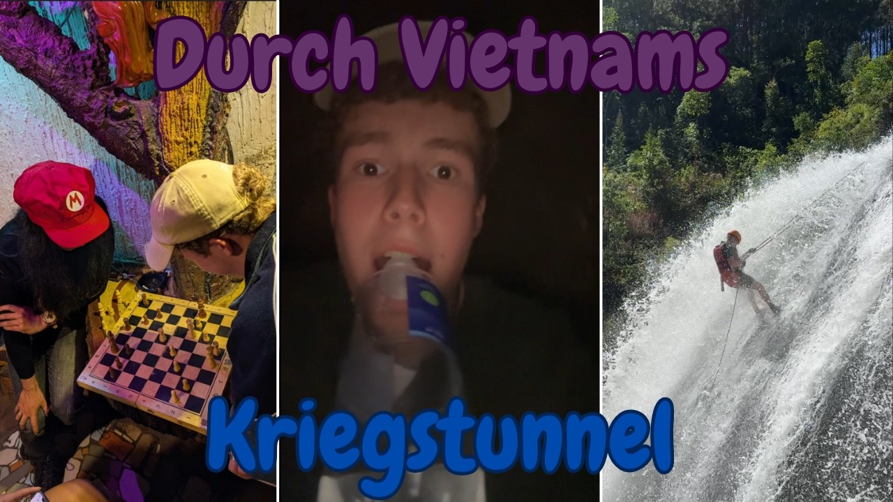 Kriechen Durch alte Vietnamesische Kriegstunnel, Gepäck verloren und Canyoning. Woche 7 Südostasien