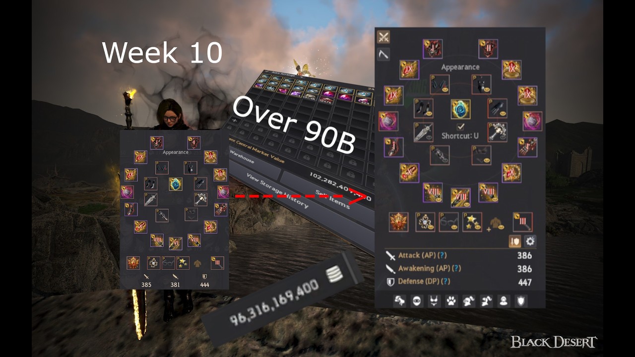 Week 10 Back in BDO | OCT Awakening, DEC Belt & 90B Week!