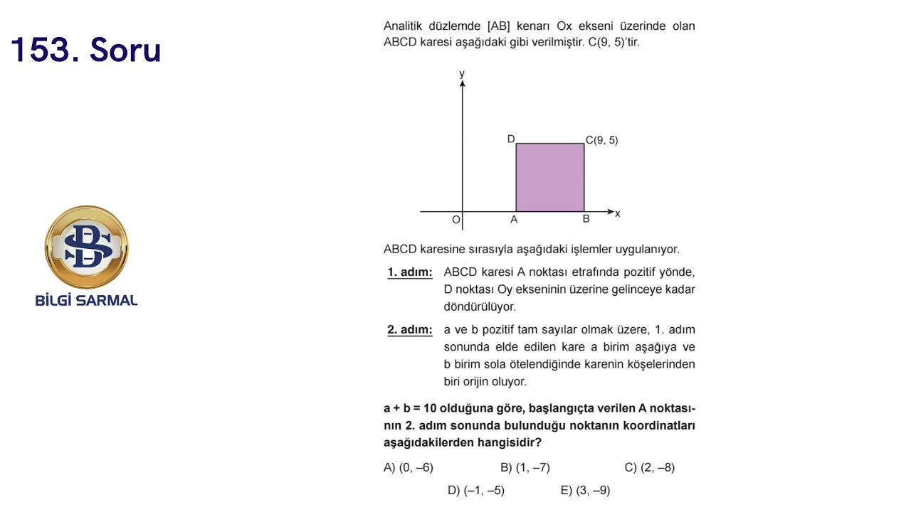 Günün Geometri Sorusu-153 (Bilgi Sarmal Yayınlarından) | YKS2026 