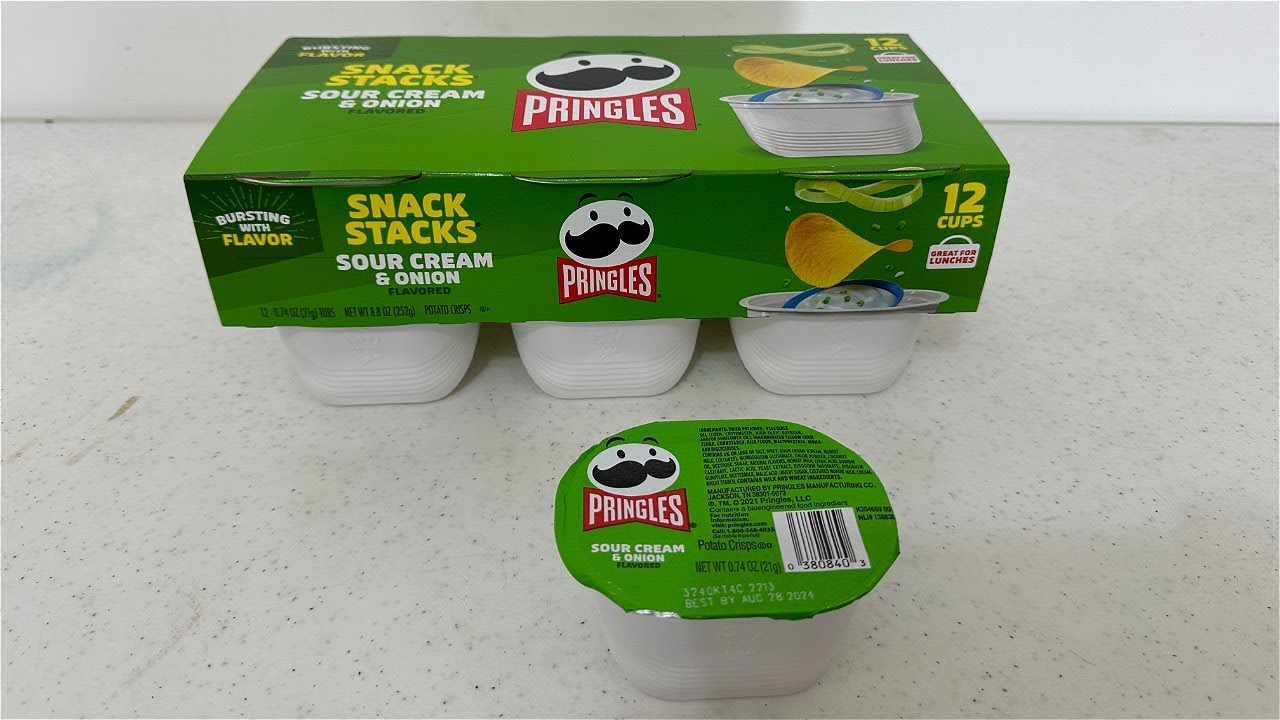 Pringles on-the-go Sour Cream and Onion Snack Stacks