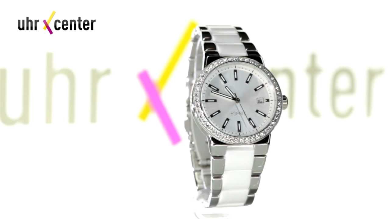 Esprit ES106052002 Feather Ceramic White Damenuhr